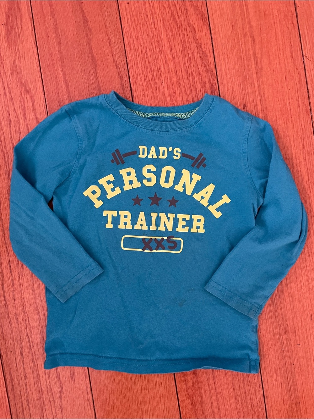 jumping beans Blue Long Sleeve 'Dad's Personal Trainer' Tee